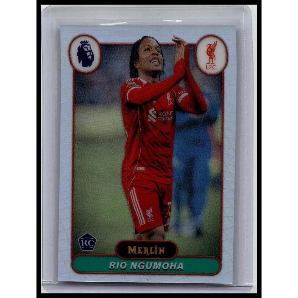 2026 Merlin Premier League Rio Ngumoha #111 Liverpool Refractor Rookie